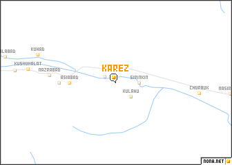 map of Kārez