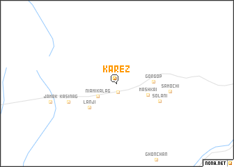 map of Kārez