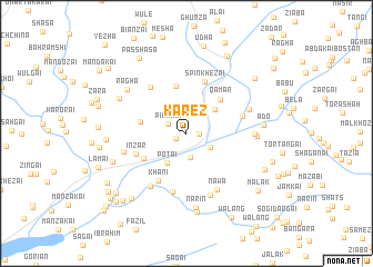 map of Kārez
