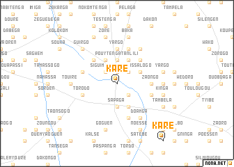 map of Karé