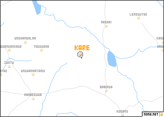 map of Kare