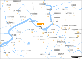 map of Karè