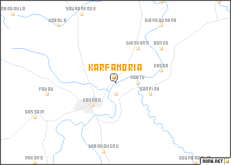 map of Karfamoria