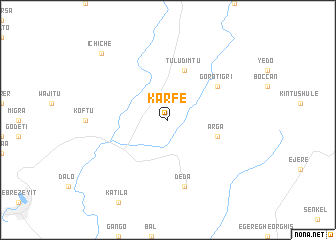 map of Karfē