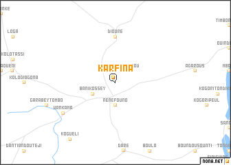 map of Karfina