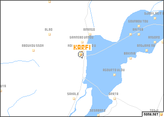 map of Karfi