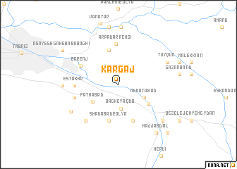 map of Kargaj