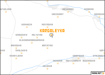 map of Kargaleyka