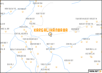 map of Kargalıhanbaba