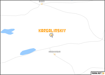 map of Kargalinskiy