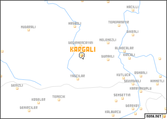 map of Kargalı