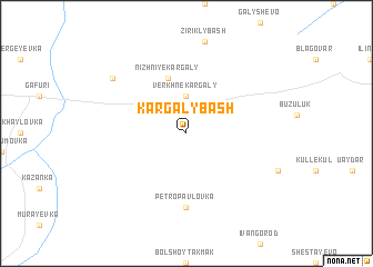 map of Kargaly-Bash
