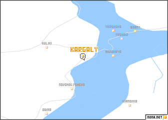 map of Kargaly