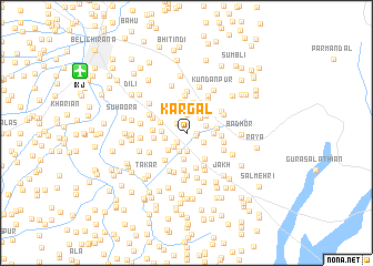 map of Kargāl