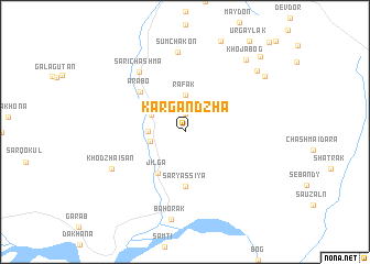 map of (( Kargandzha ))