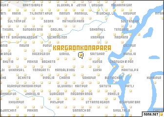 map of Kargaon Konāpāra