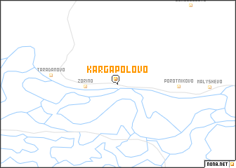 map of Kargapolovo