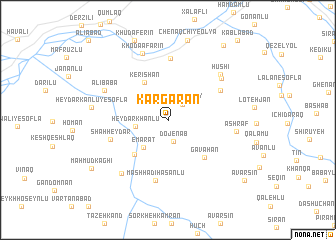 map of Kārgarān