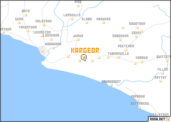 map of Kargeor