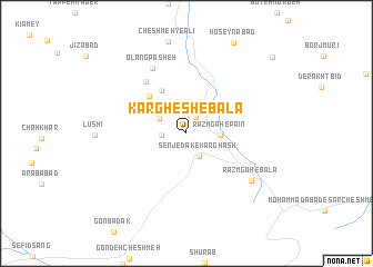 map of Kārghesh-e Bālā