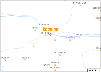 map of Kargino