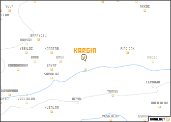 map of Kargın