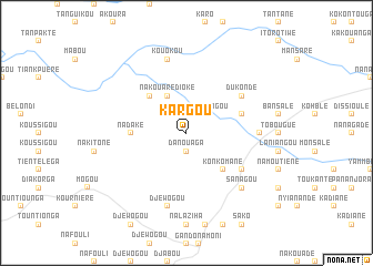 map of Kargou
