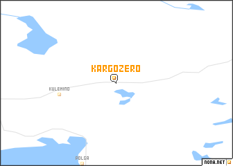 map of Kargozero