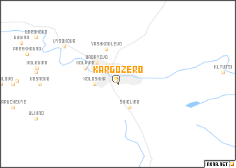 map of Kargozero