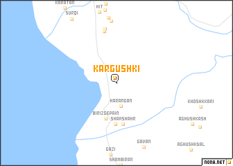 map of Kargūshkī