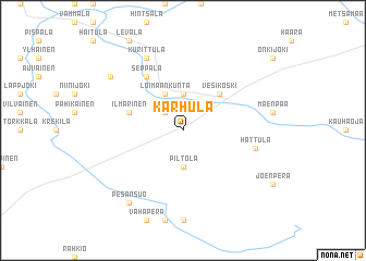 map of Karhula