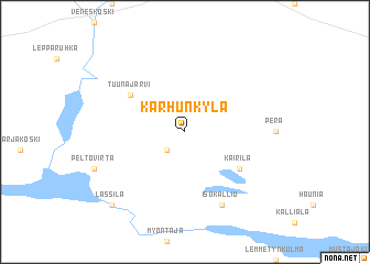 map of Karhunkylä