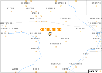 map of Karhunmäki