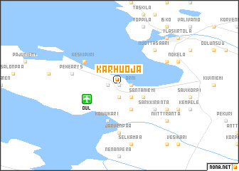 map of Karhuoja
