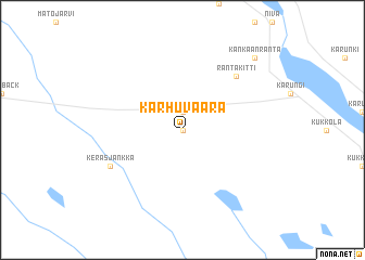 map of Karhuvaara