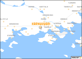map of Karhuvuori