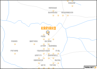 map of Kariako