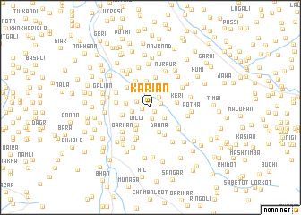 map of Kariān