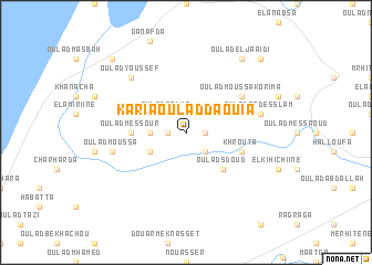 map of Karia Oulad Daouia