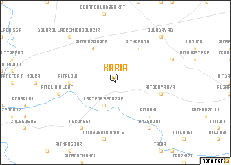 map of Karia