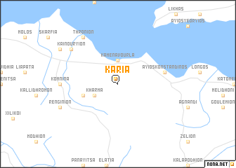 map of Kariá