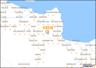 map of Kariá