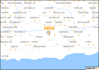 map of Kariá