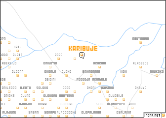 map of Karibuje