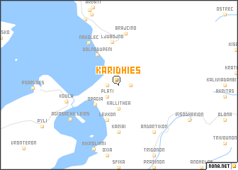 map of Karidhiés