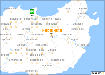 map of Karídhion