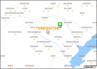 map of Karidhítsa