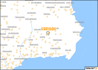 map of Karidŏk