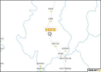 map of Karié