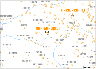 map of Karigaro Kili